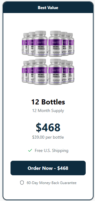 memo prime 12 bottles price